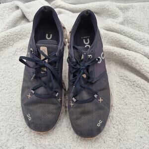 On Cloud X 3 running shoes iron Fade women's sneakers size 9